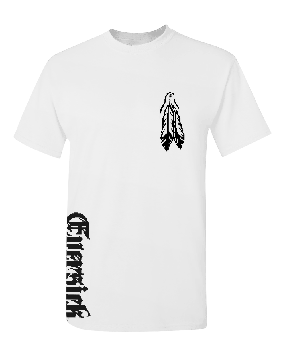 FEATHER TEE WHITE